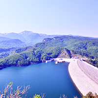 Isawa Dam (Lake Oshu)